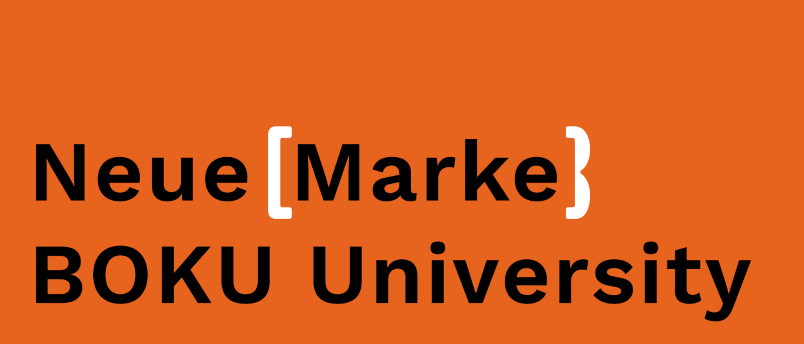 Text in Bild: Neue Marke BOKU University