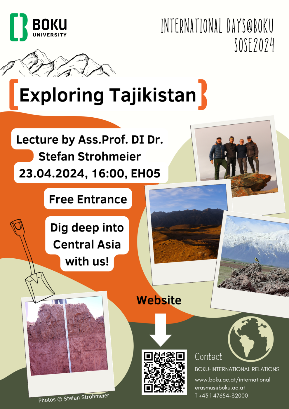Poster zum Vortrag "Exploring Tajikistan"
